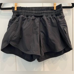Lululemon women’s black athletic shorts. Size 4. Like new.